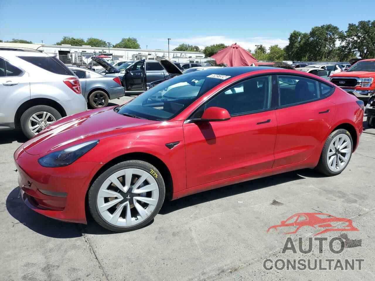 TESLA MODEL 3 2022 - 5YJ3E1EA4NF144388