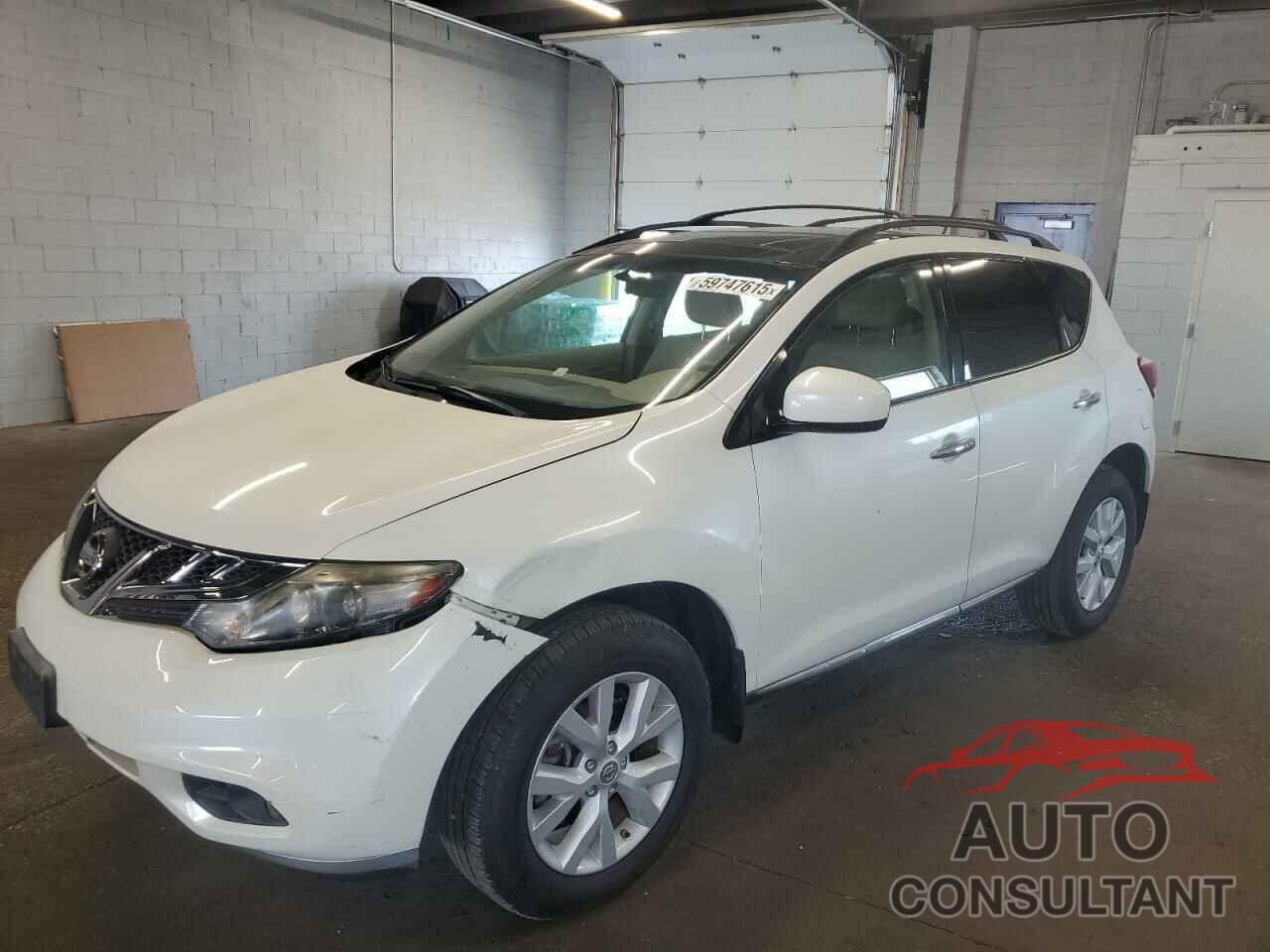 NISSAN MURANO 2012 - JN8AZ1MWXCW213073