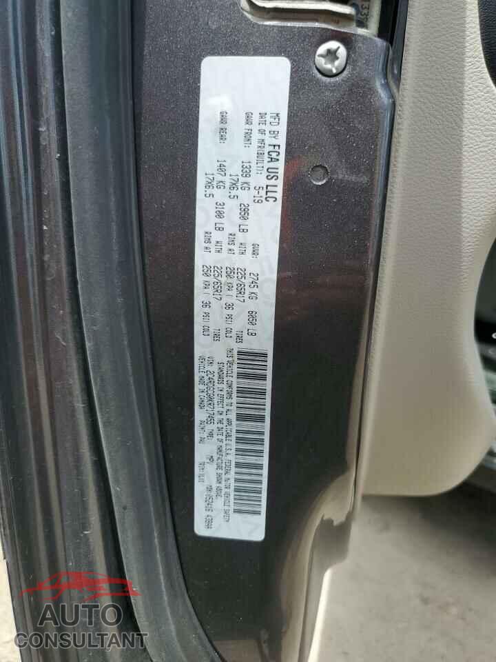 DODGE CARAVAN 2019 - 2C4RDGCG0KR717455