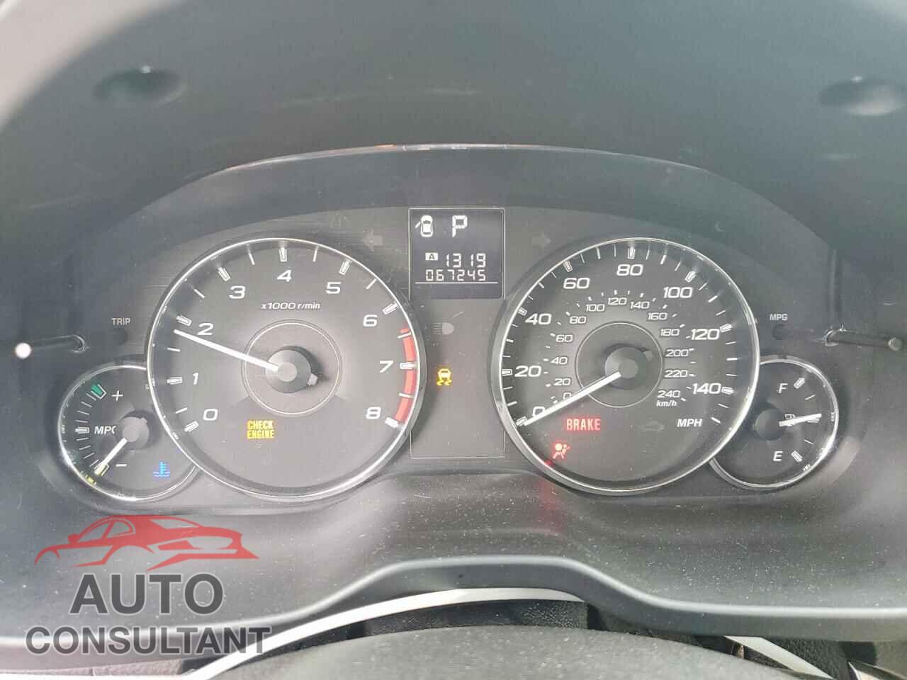 SUBARU OUTBACK 2012 - 4S4BRBGC4C3236160