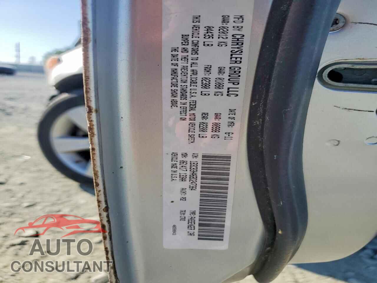 DODGE CALIBER 2011 - 1B3CB3HA6BD247364