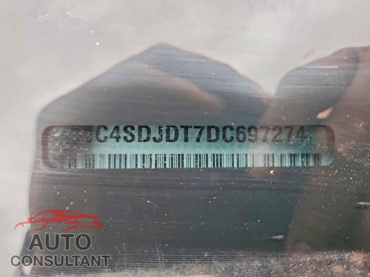 DODGE All Models 2013 - 1C4SDJDT7DC697274