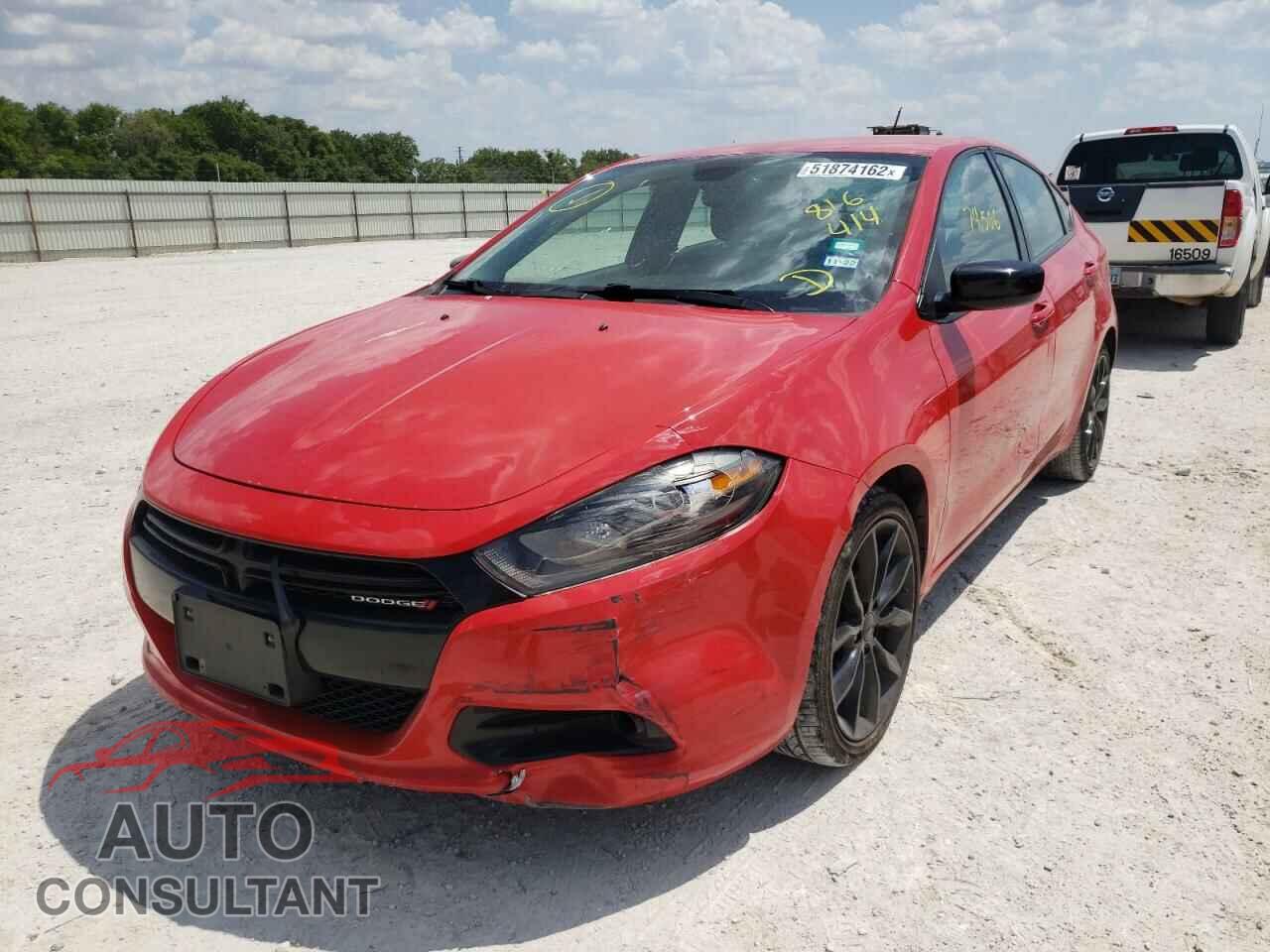 DODGE DART 2016 - 1C3CDFFA2GD816414
