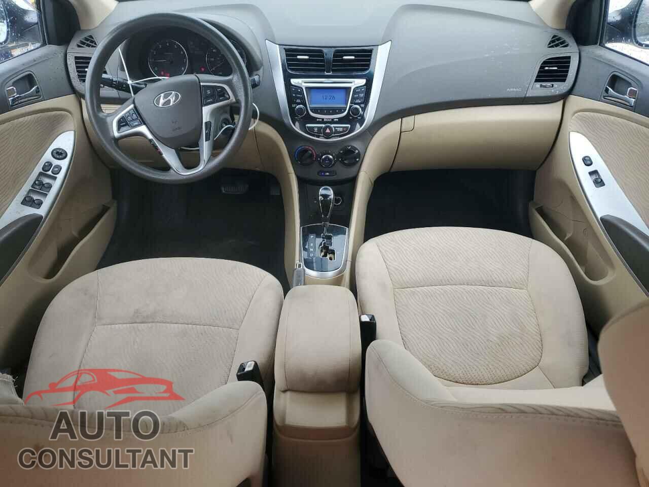 HYUNDAI ACCENT 2012 - KMHCU4AE3CU168985