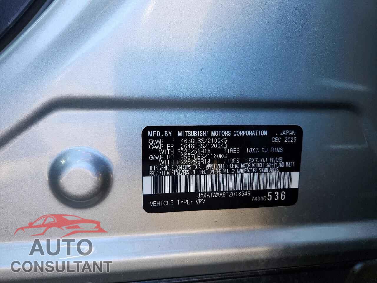 MITSUBISHI ECLIPSE 2026 - JA4ATWAA6TZ018549