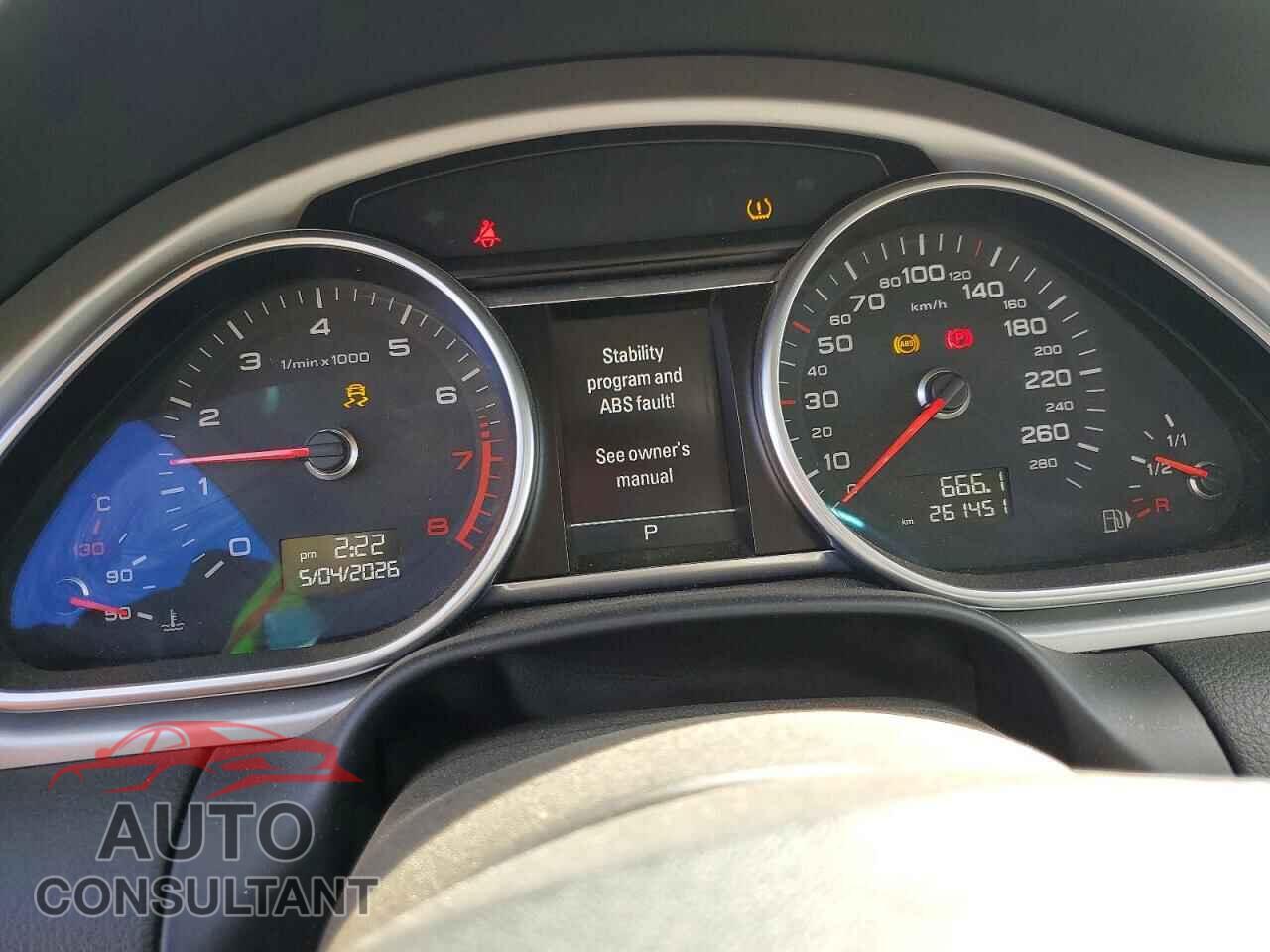 AUDI Q7 2012 - WA1VGCFE4CD004792