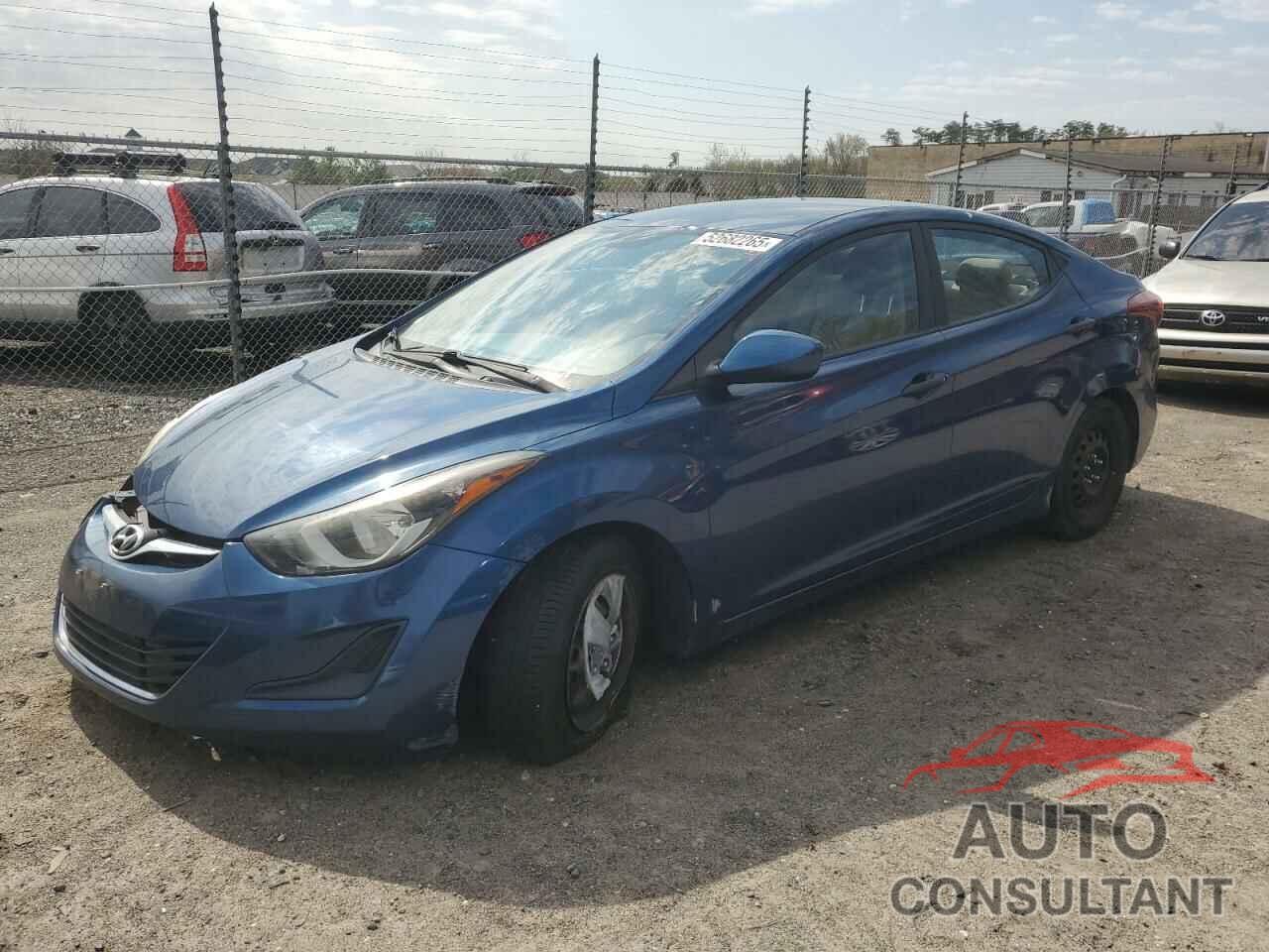 HYUNDAI ELANTRA 2016 - KMHDH4AE6GU490003