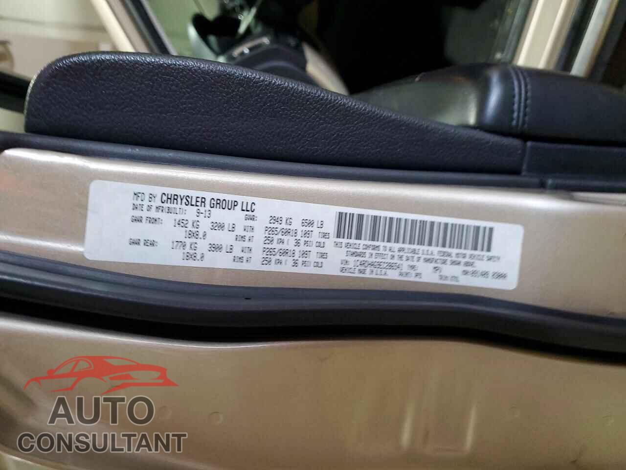 DODGE DURANGO 2014 - 1C4RDHAG9EC286541