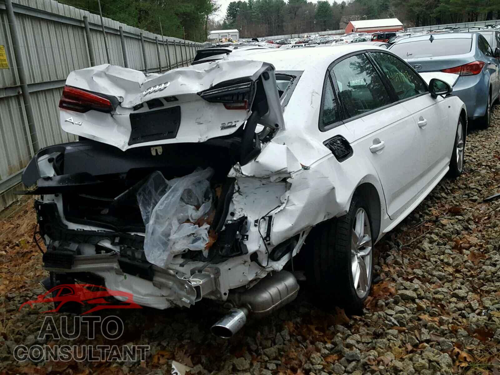 AUDI A4 2017 - WAUDNAF48HN054791