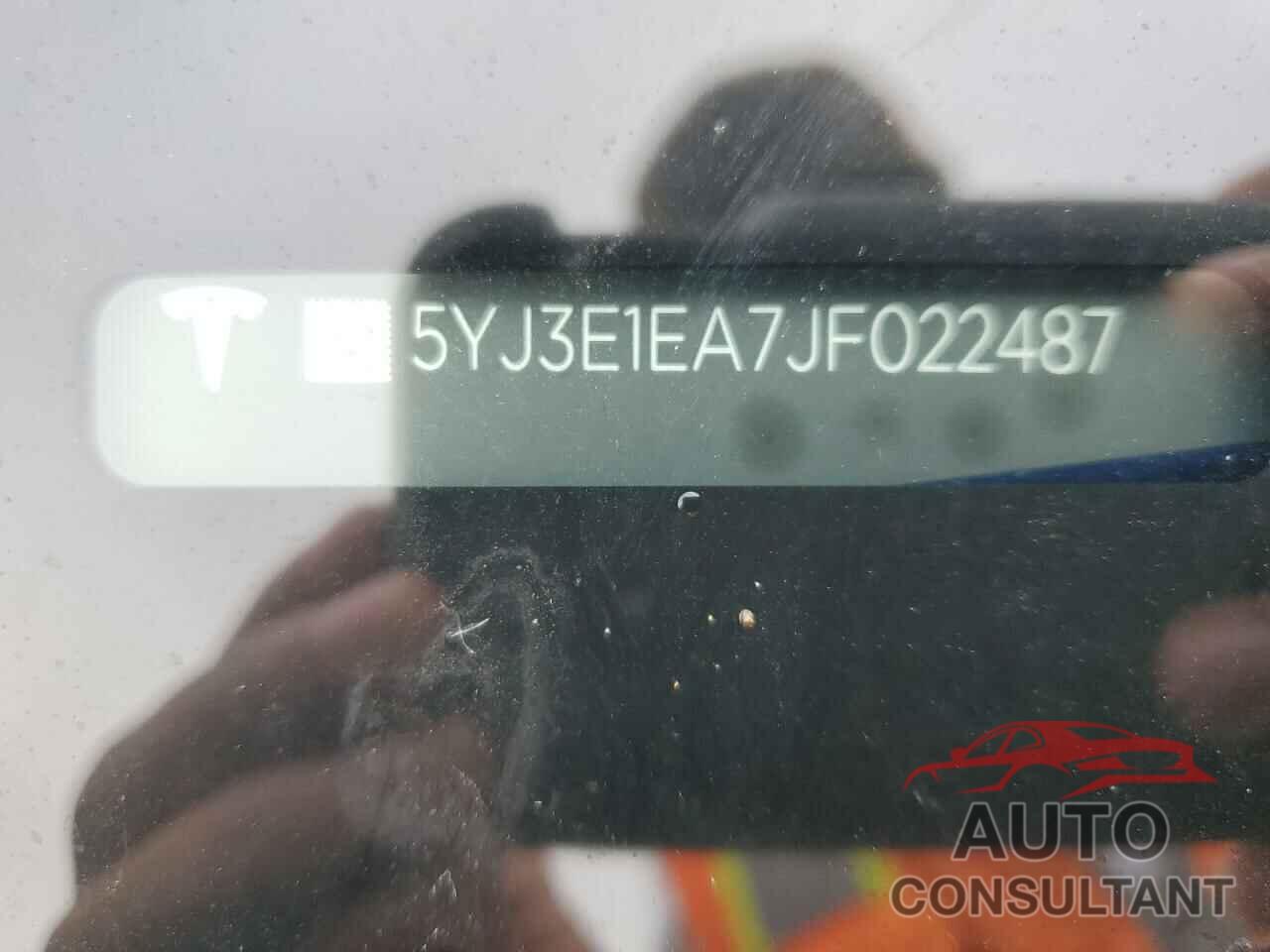 TESLA MODEL 3 2018 - 5YJ3E1EA7JF022487
