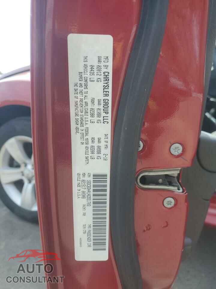 DODGE CALIBER 2010 - 1B3CB3HA1AD551703