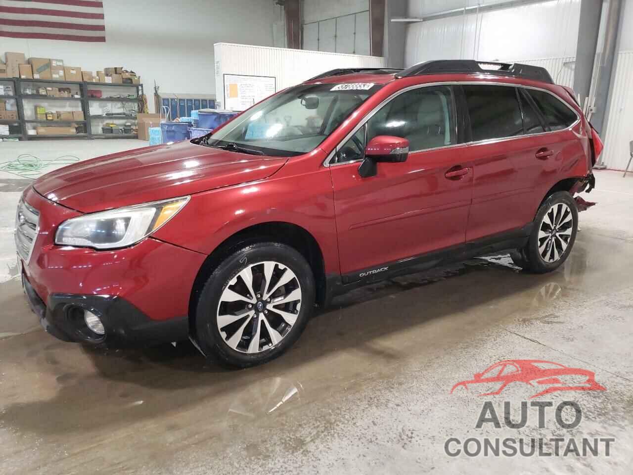 SUBARU OUTBACK 2016 - 4S4BSBLC0G3304292