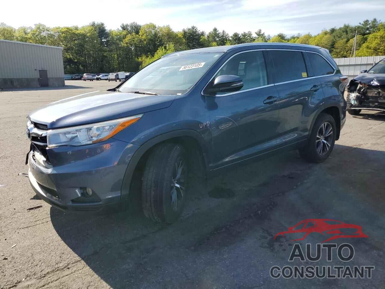 TOYOTA HIGHLANDER 2016 - 5TDJKRFH8GS502391