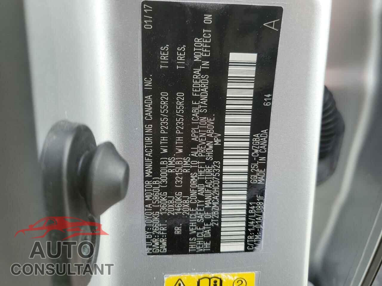 LEXUS RX350 2017 - 2T2BZMCA2HC075323