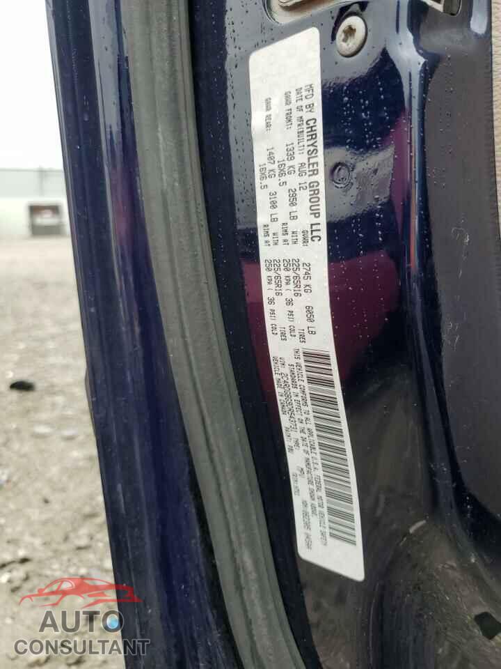 DODGE CARAVAN 2013 - 2C4RDGBG9DR543731