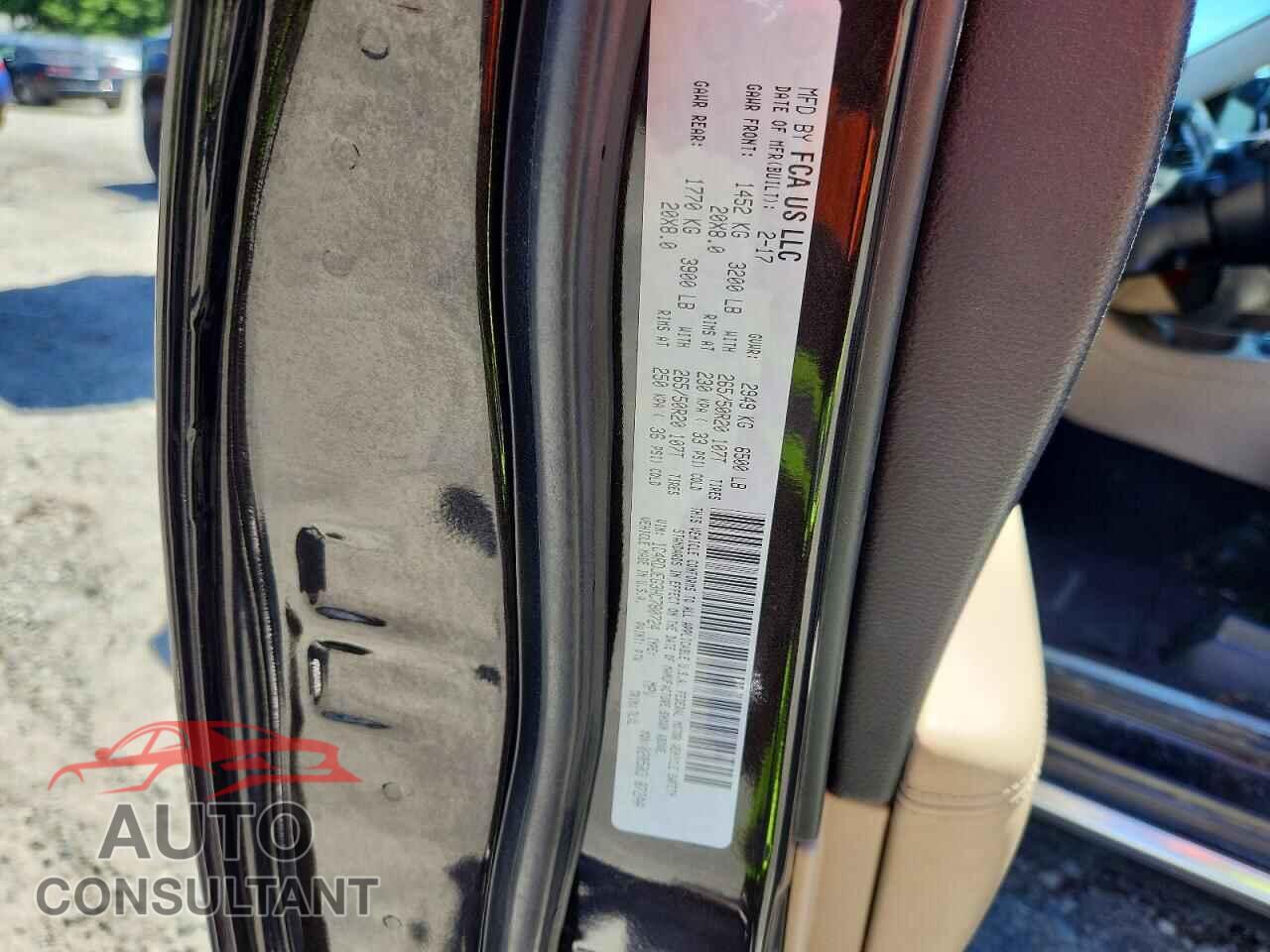 DODGE DURANGO 2017 - 1C4RDJEG3HC780724