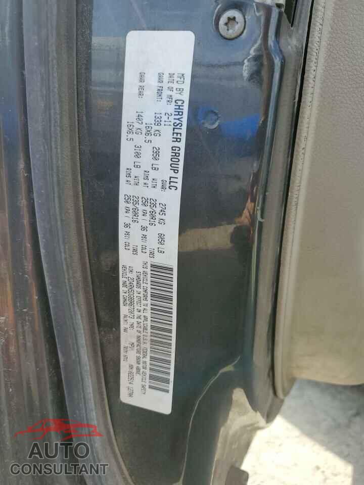 DODGE CARAVAN 2011 - 2D4RN5DG8BR672073