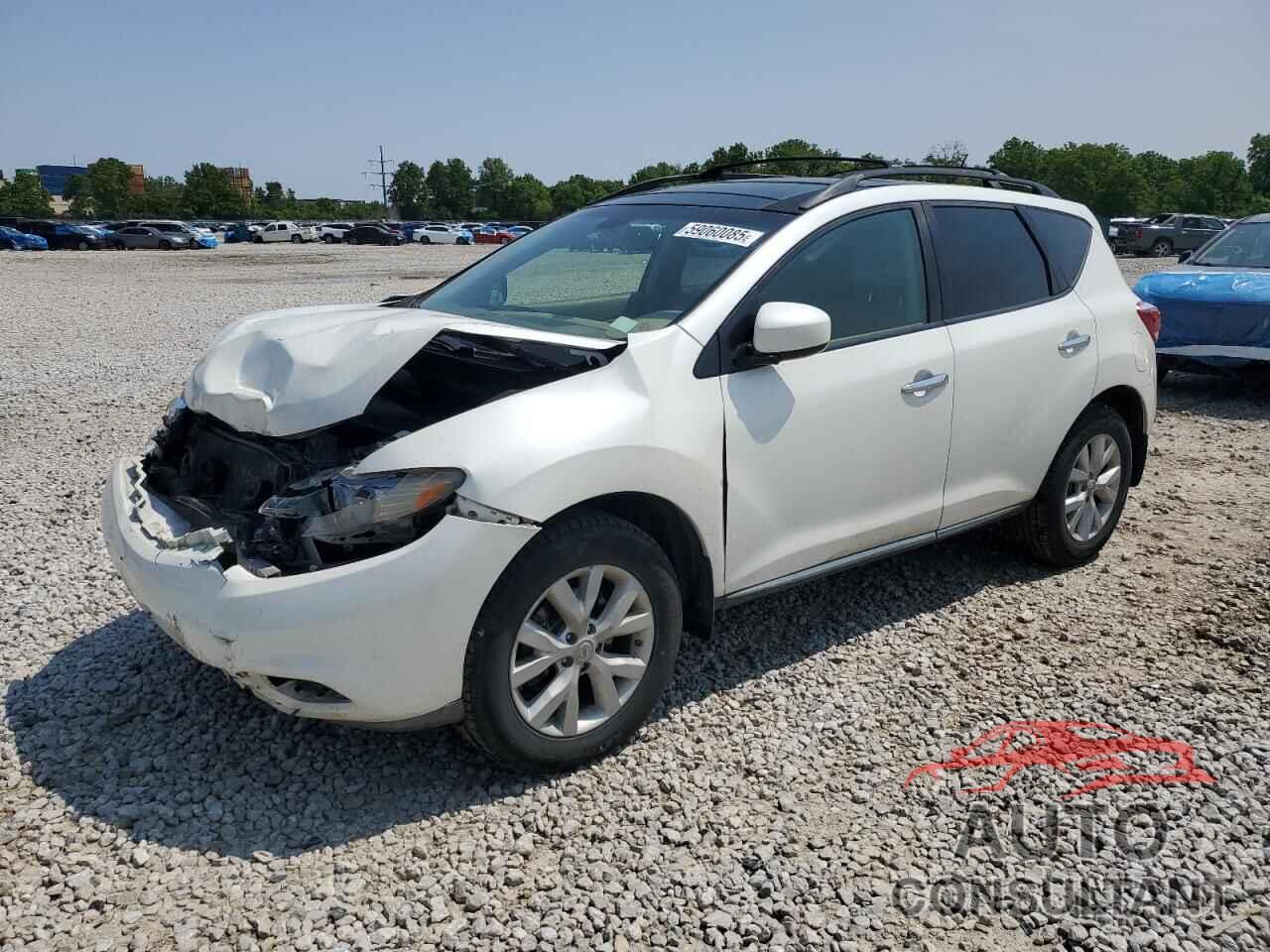 NISSAN MURANO 2012 - JN8AZ1MW5CW225860