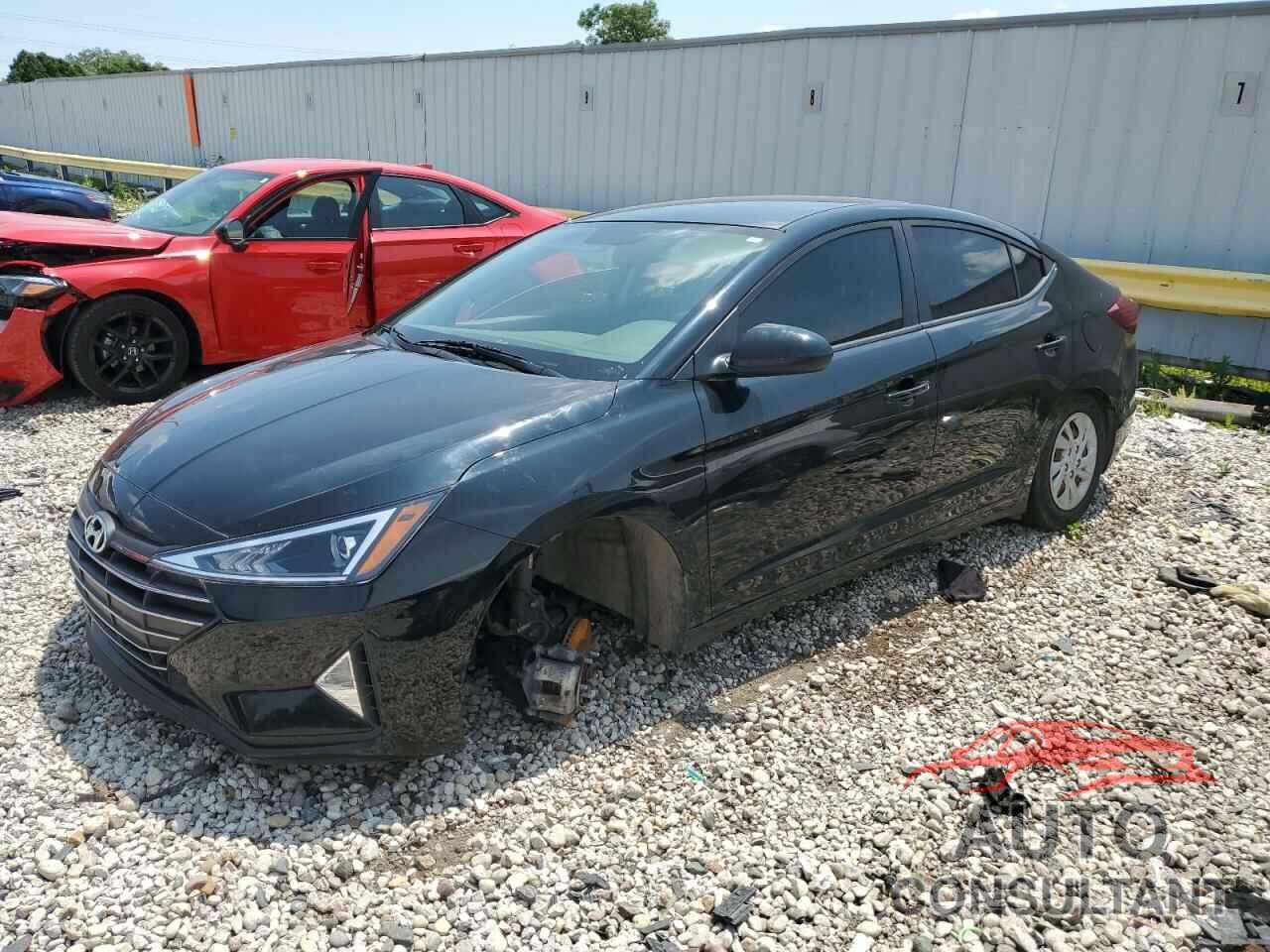 HYUNDAI ELANTRA 2019 - KMHD74LF6KU786558