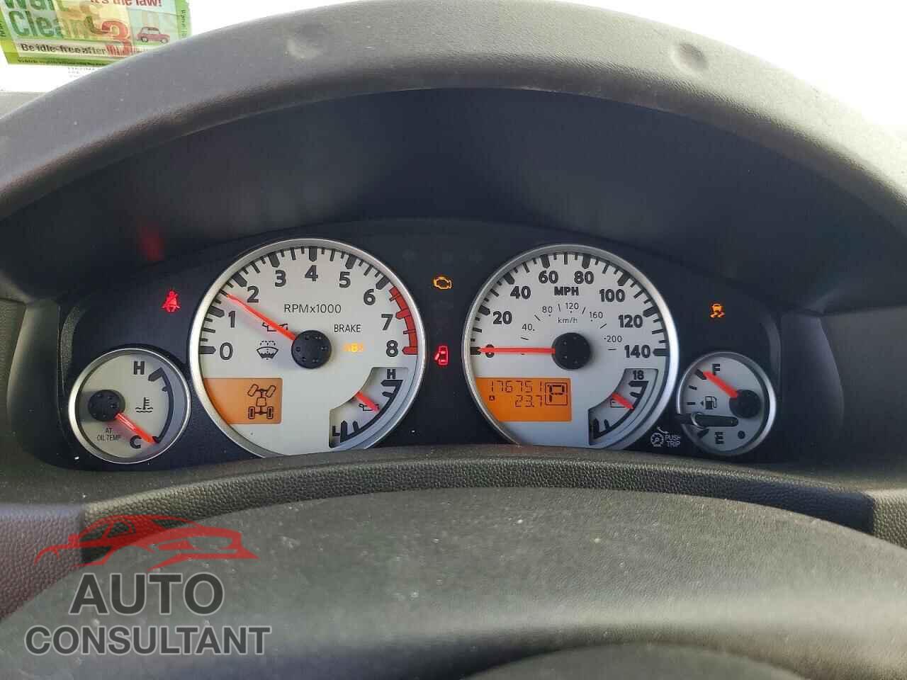 NISSAN FRONTIER 2012 - 1N6AD0EV1CC423635