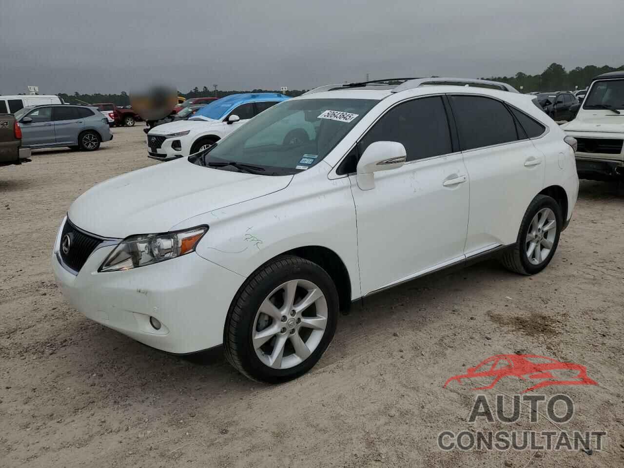 LEXUS RX350 2010 - 2T2ZK1BA7AC037594