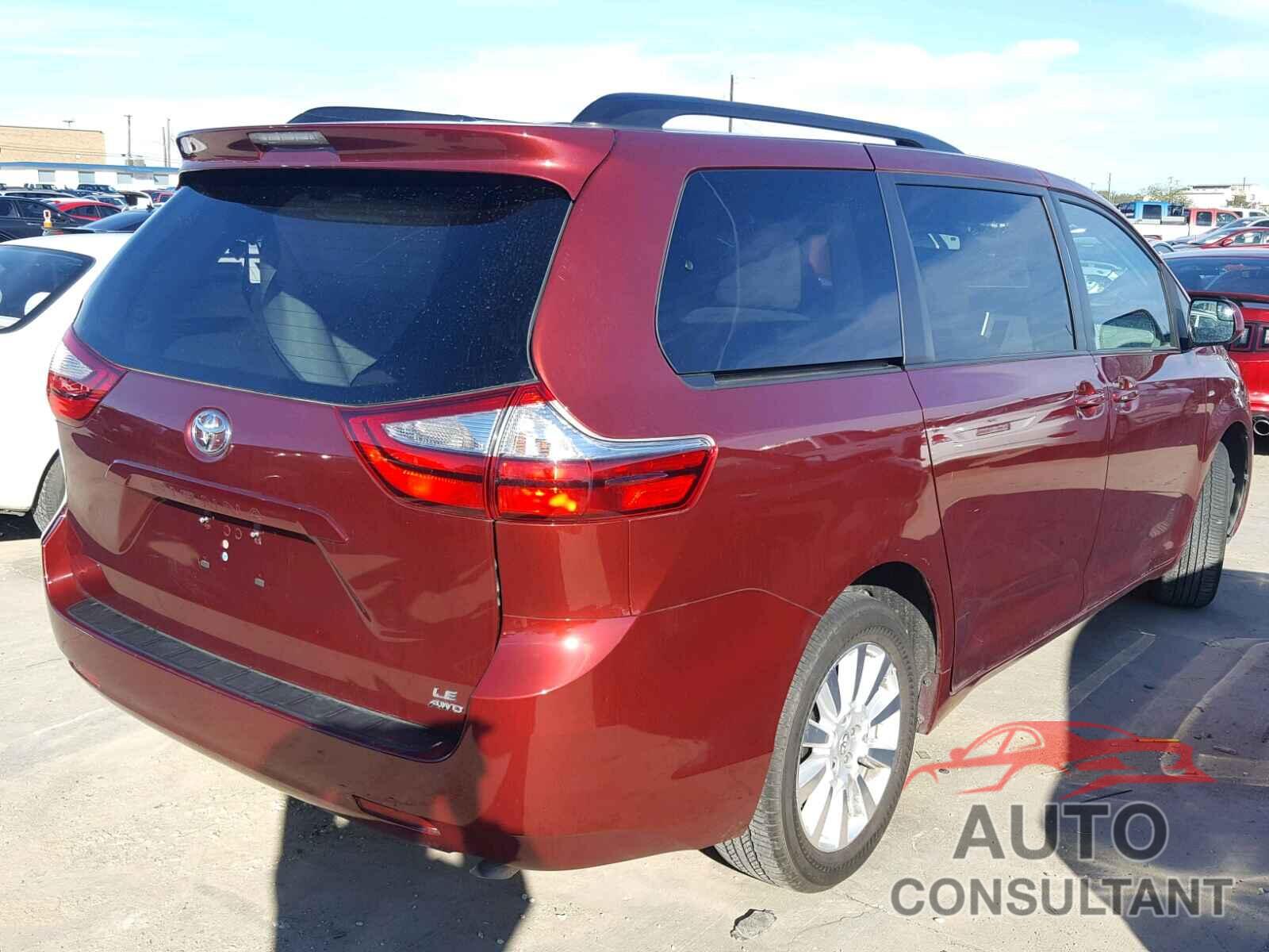 TOYOTA SIENNA LE 2017 - 5TDJZ3DC4HS183668