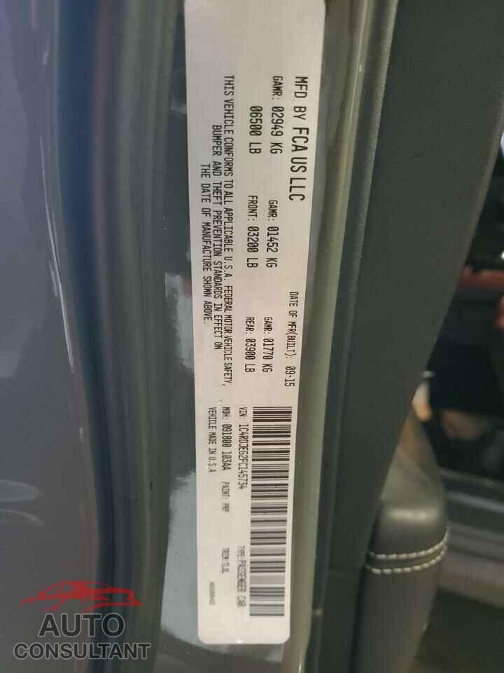 DODGE DURANGO 2021 - 1C4SDJH9XMC845190