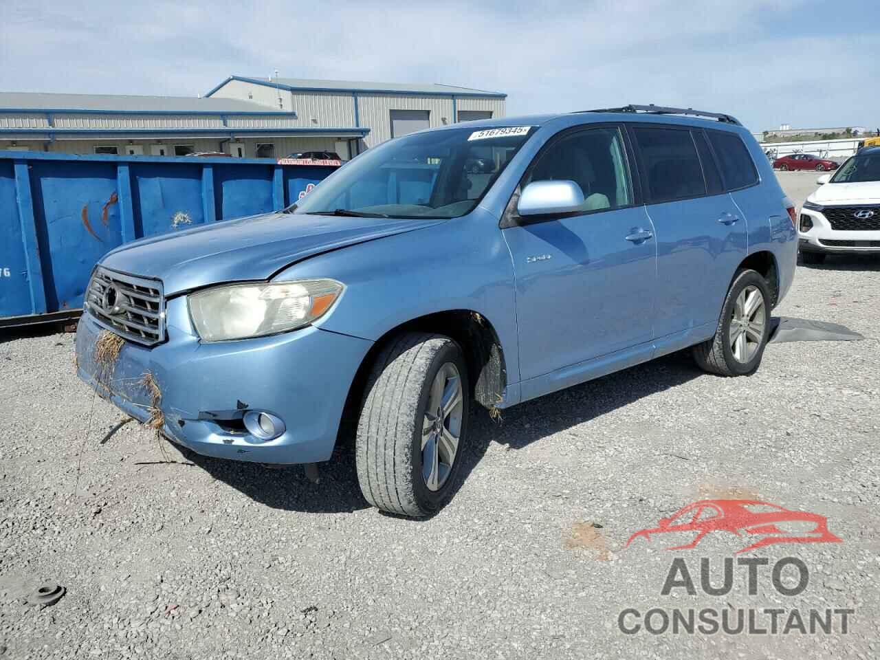 TOYOTA HIGHLANDER 2009 - JTEES43A292114283