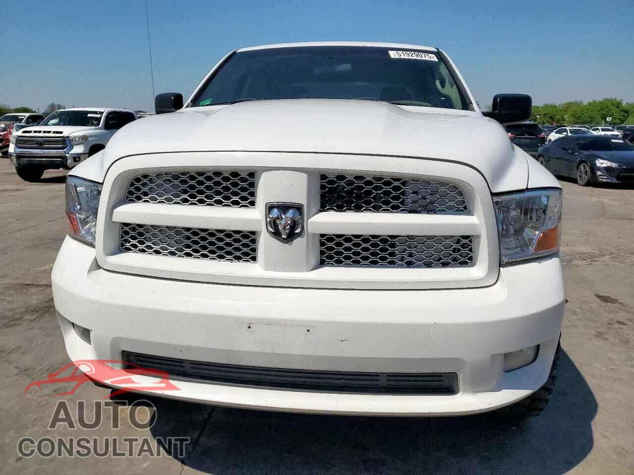 DODGE RAM 1500 2012 - 1C6RD7KTXCS133053