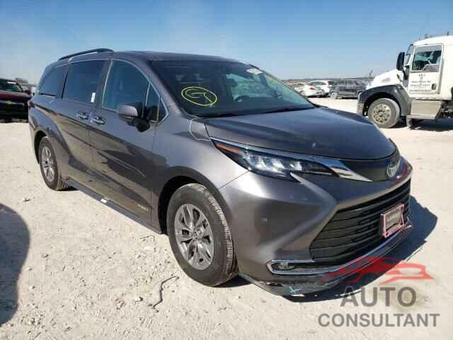 TOYOTA SIENNA 2021 - 5TDYRKEC6MS067535