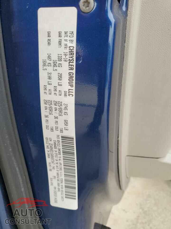 DODGE CARAVAN 2010 - 2D4RN5D16AR497347