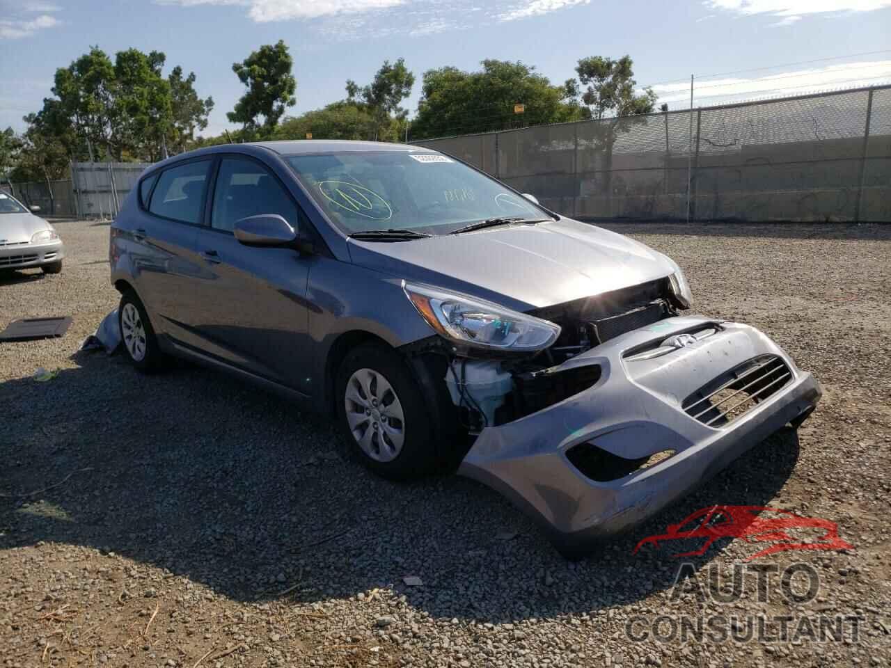 HYUNDAI ACCENT 2017 - KMHCT5AE4HU342501