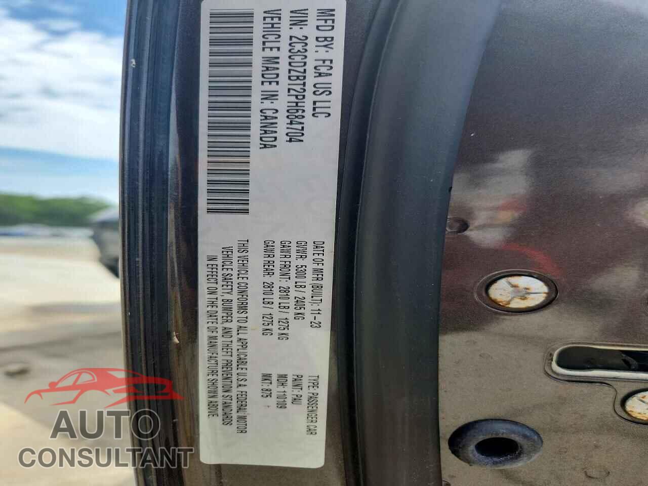 DODGE CHALLENGER 2023 - 2C3CDZBT2PH684704