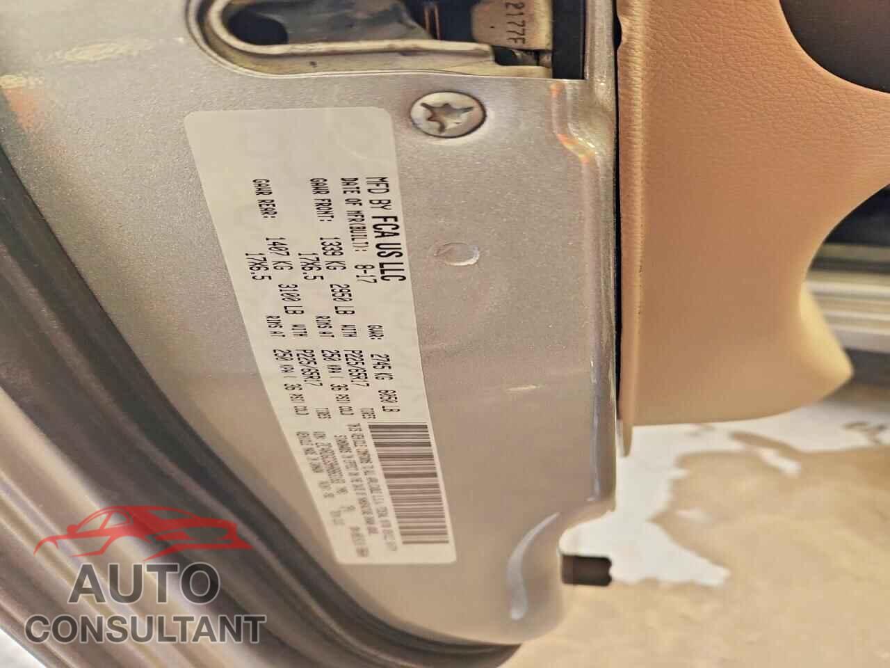 DODGE CARAVAN 2017 - 2C4RDGCG9HR863183