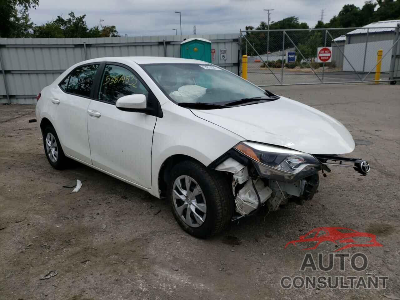 TOYOTA COROLLA 2016 - 5YFBURHE6GP540731