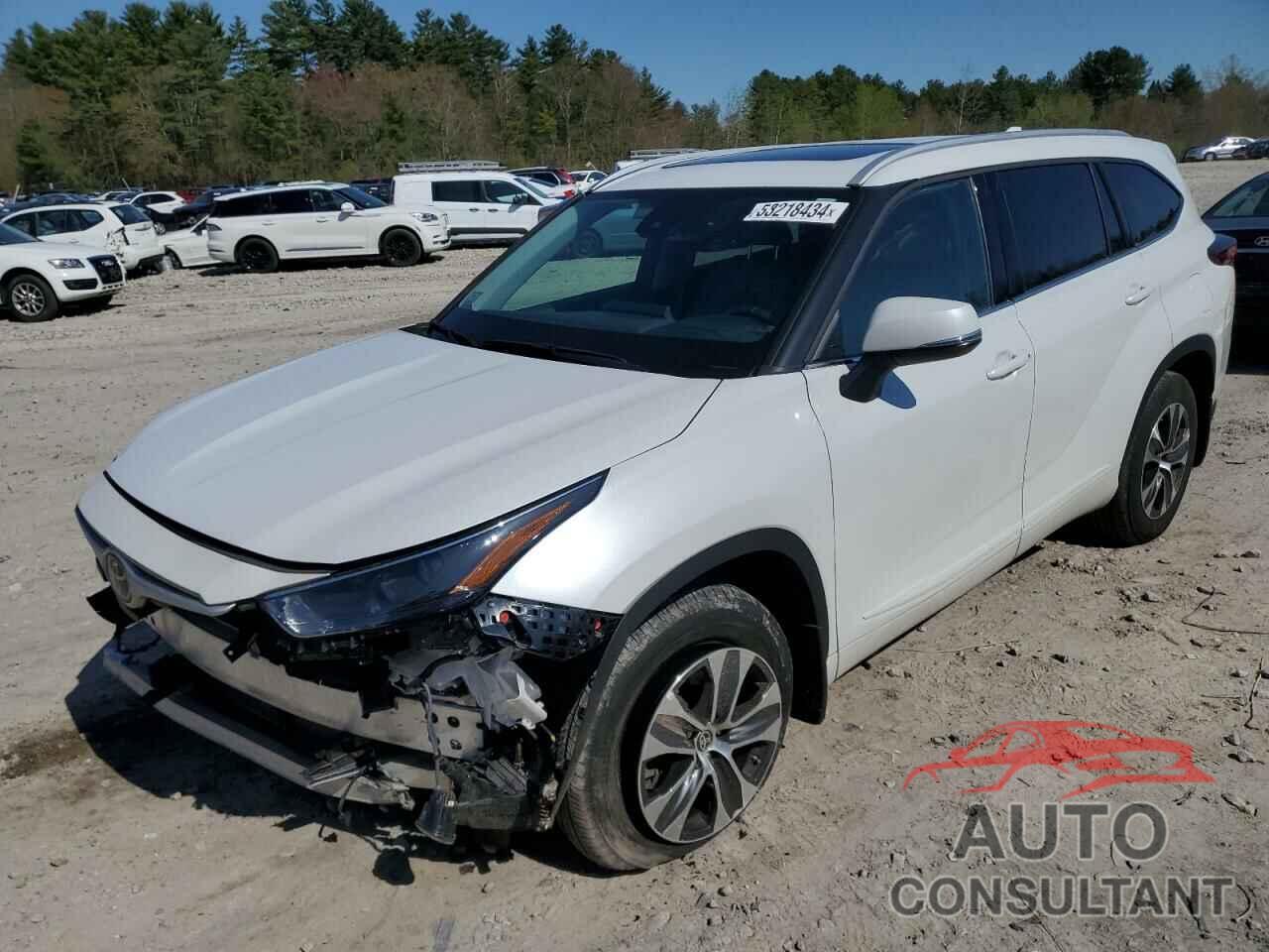 TOYOTA HIGHLANDER 2022 - 5TDGZRBH7NS585112