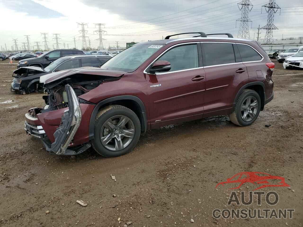 TOYOTA HIGHLANDER 2017 - 5TDDGRFH6HS032670