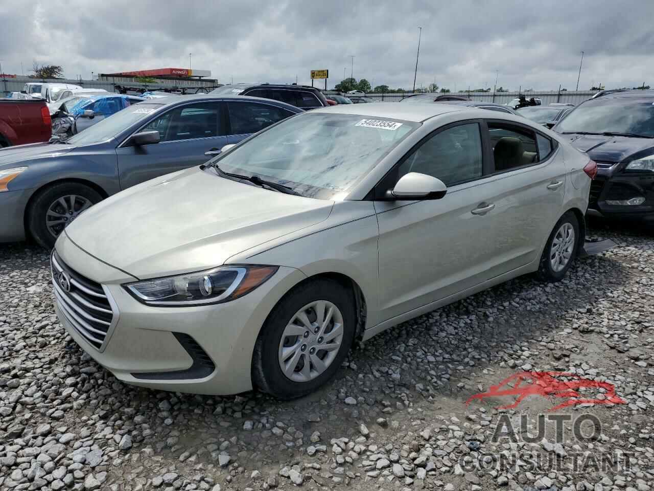 HYUNDAI ELANTRA 2017 - KMHD74LF1HU408530