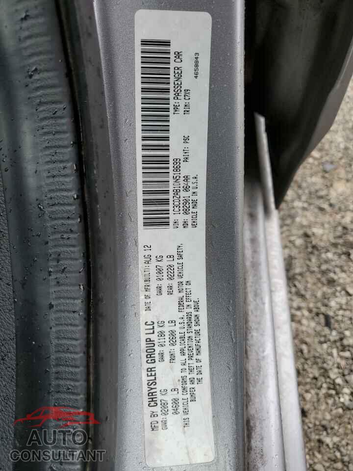 DODGE AVENGER 2013 - 1C3CDZAB1DN518699