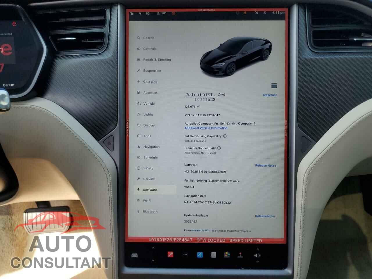 TESLA MODEL S 2018 - 5YJSA1E25JF284847