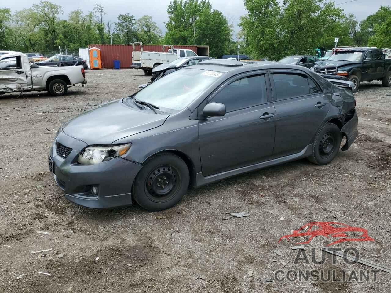 TOYOTA COROLLA 2009 - 1NXBU40E89Z141335