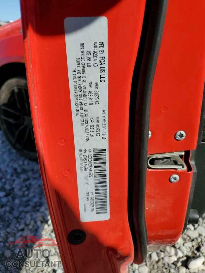 DODGE CHARGER 2019 - 2C3CDXHG1KH561225