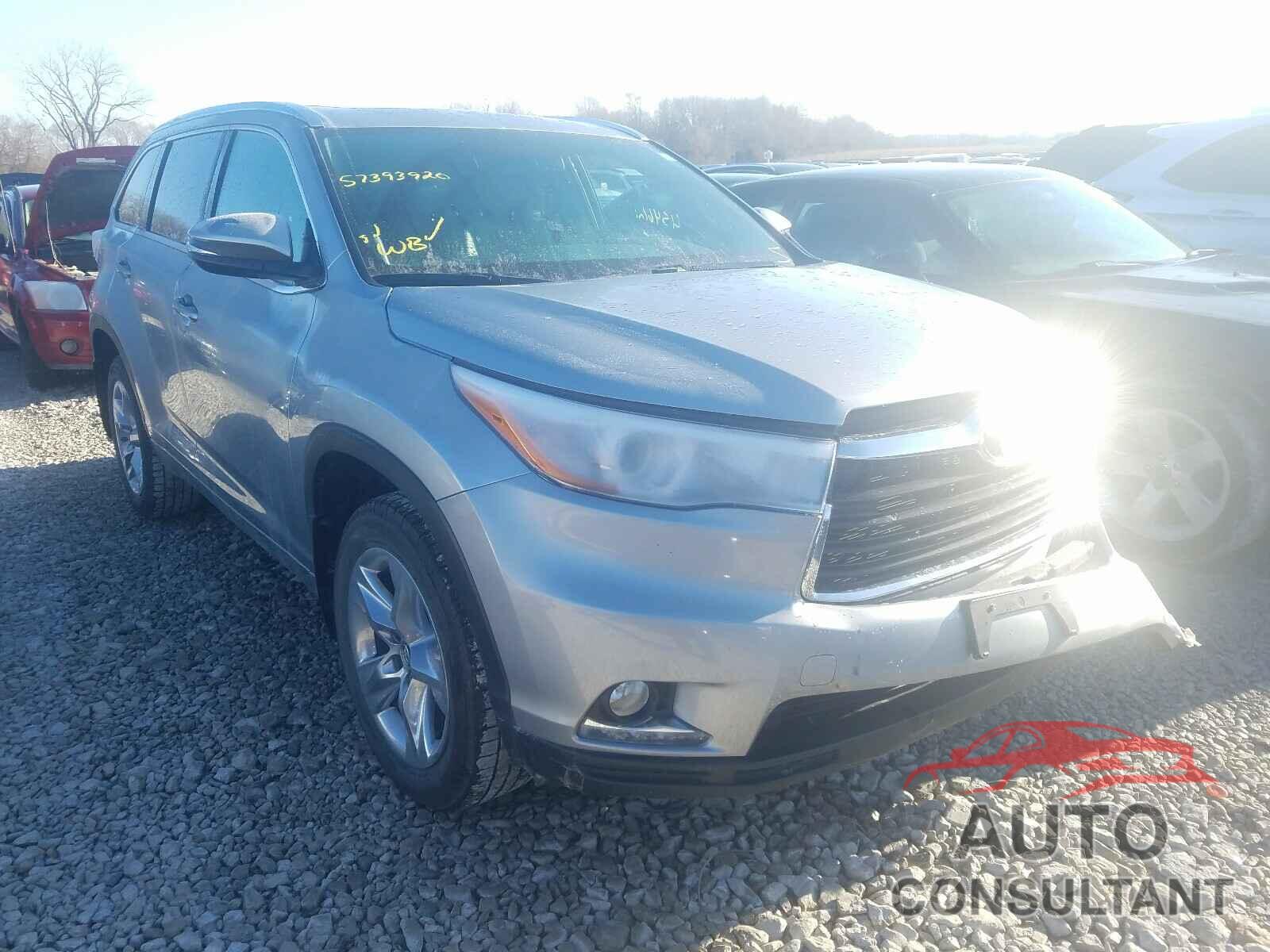 TOYOTA HIGHLANDER 2016 - 5TDDKRFH6GS278471