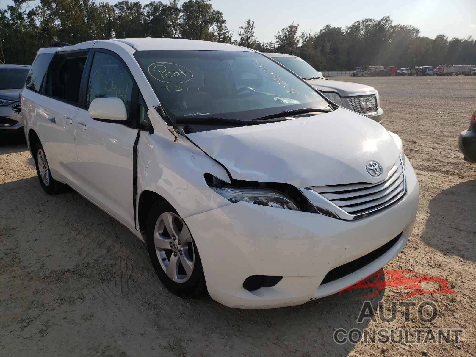 TOYOTA SIENNA 2017 - 5TDKZ3DC7HS836420