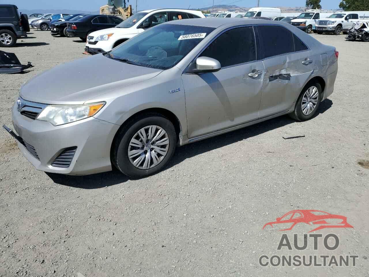 TOYOTA CAMRY 2013 - 4T1BD1FK2DU093268