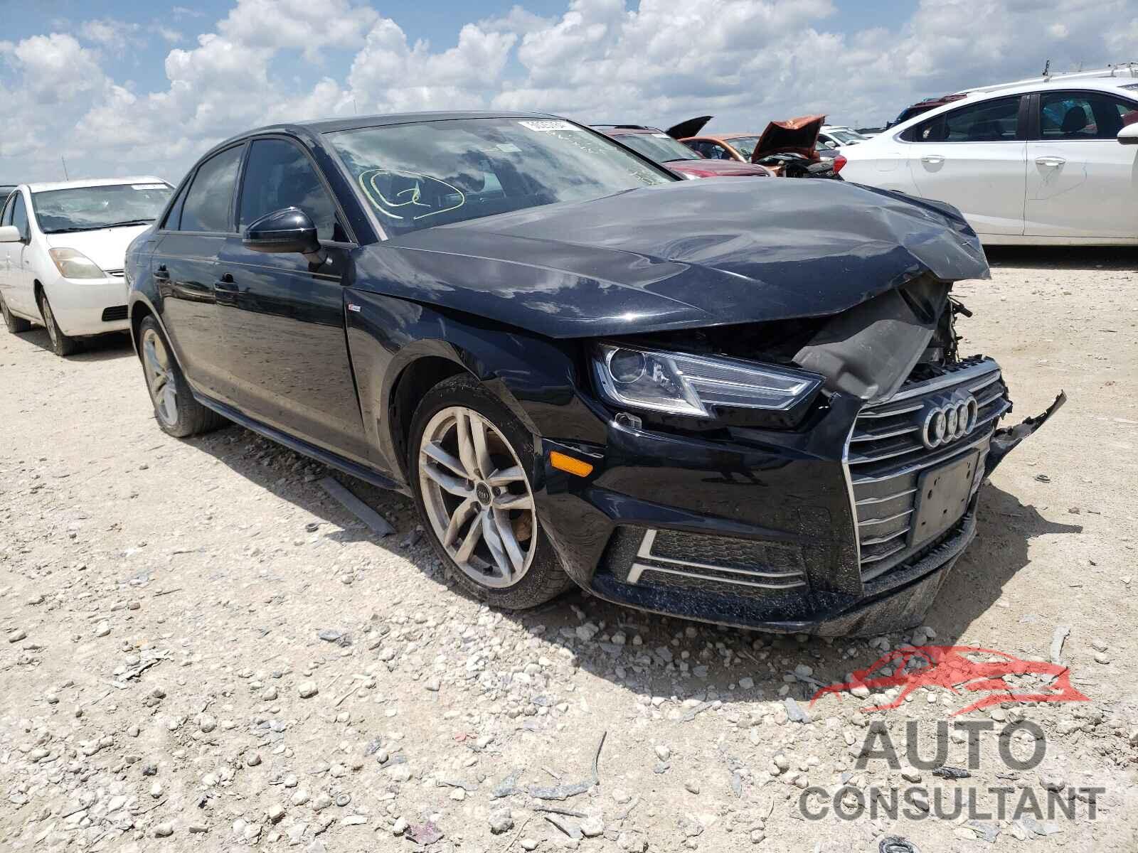 AUDI A4 2017 - WAUKMAF45HN054970