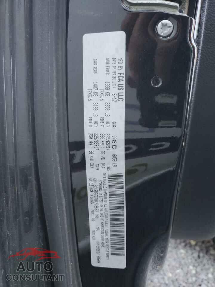 DODGE CARAVAN 2017 - 2C4RDGEG7HR779683
