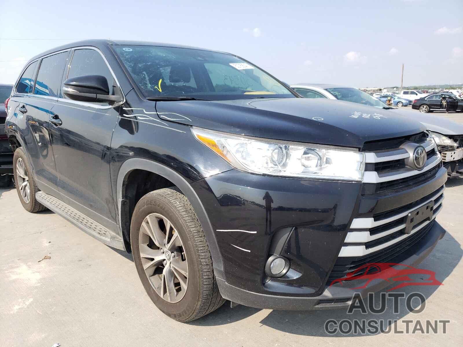 TOYOTA HIGHLANDER 2019 - 5TDZZRFH6KS320633