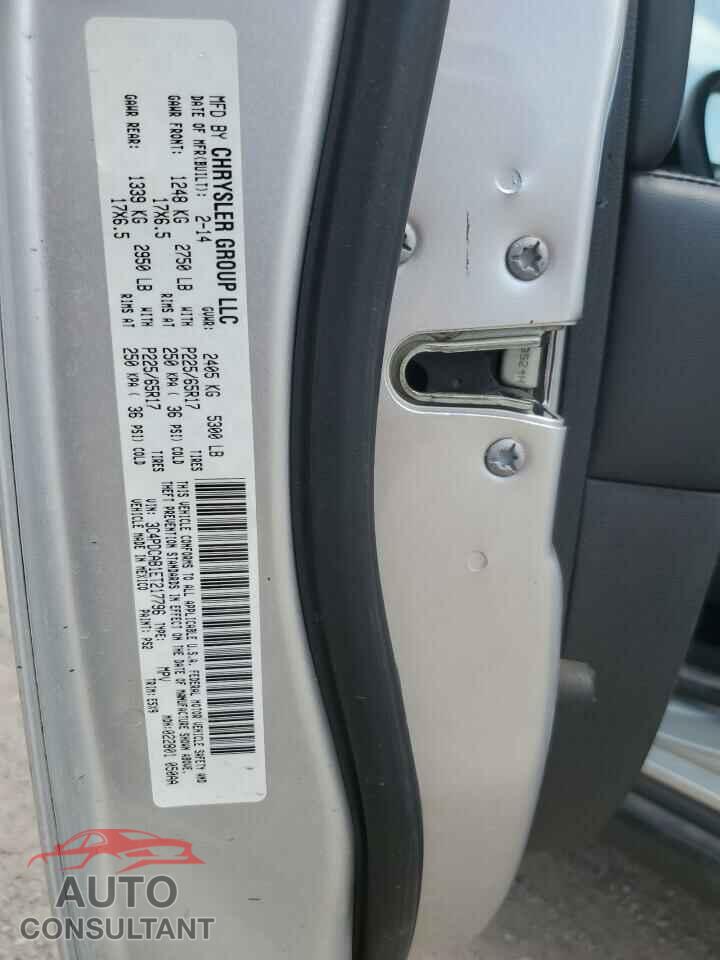DODGE JOURNEY 2014 - 3C4PDCAB1ET217796