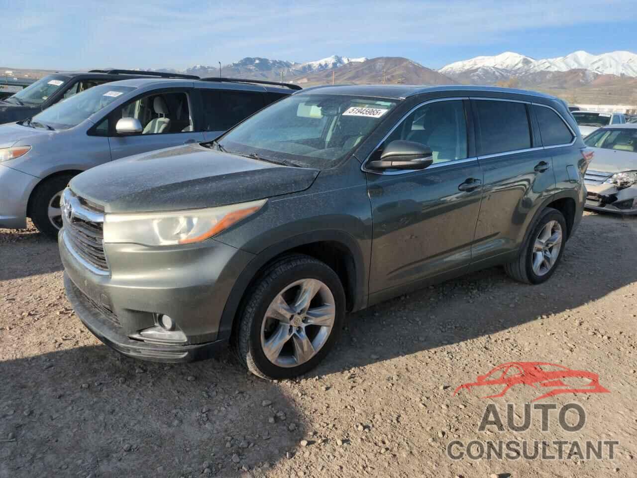 TOYOTA HIGHLANDER 2015 - 5TDYKRFH5FS059551